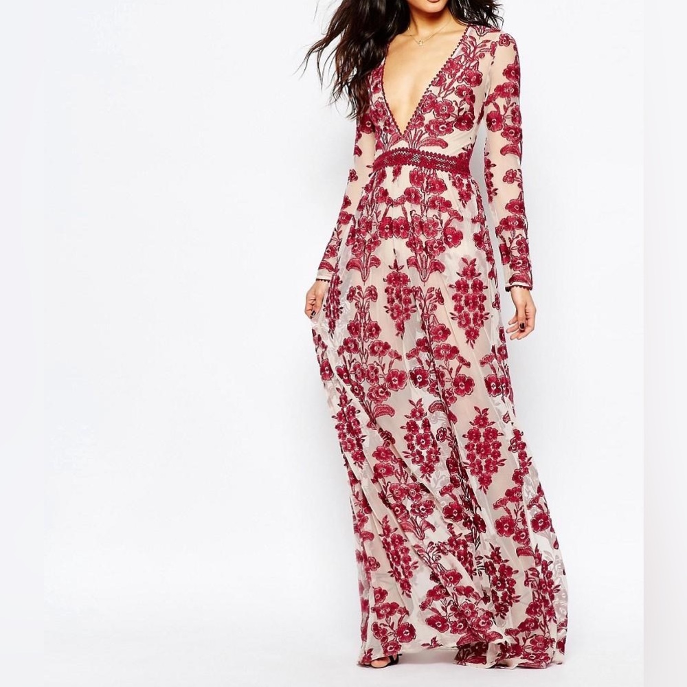 New altar'd state norrie maxi dress xs